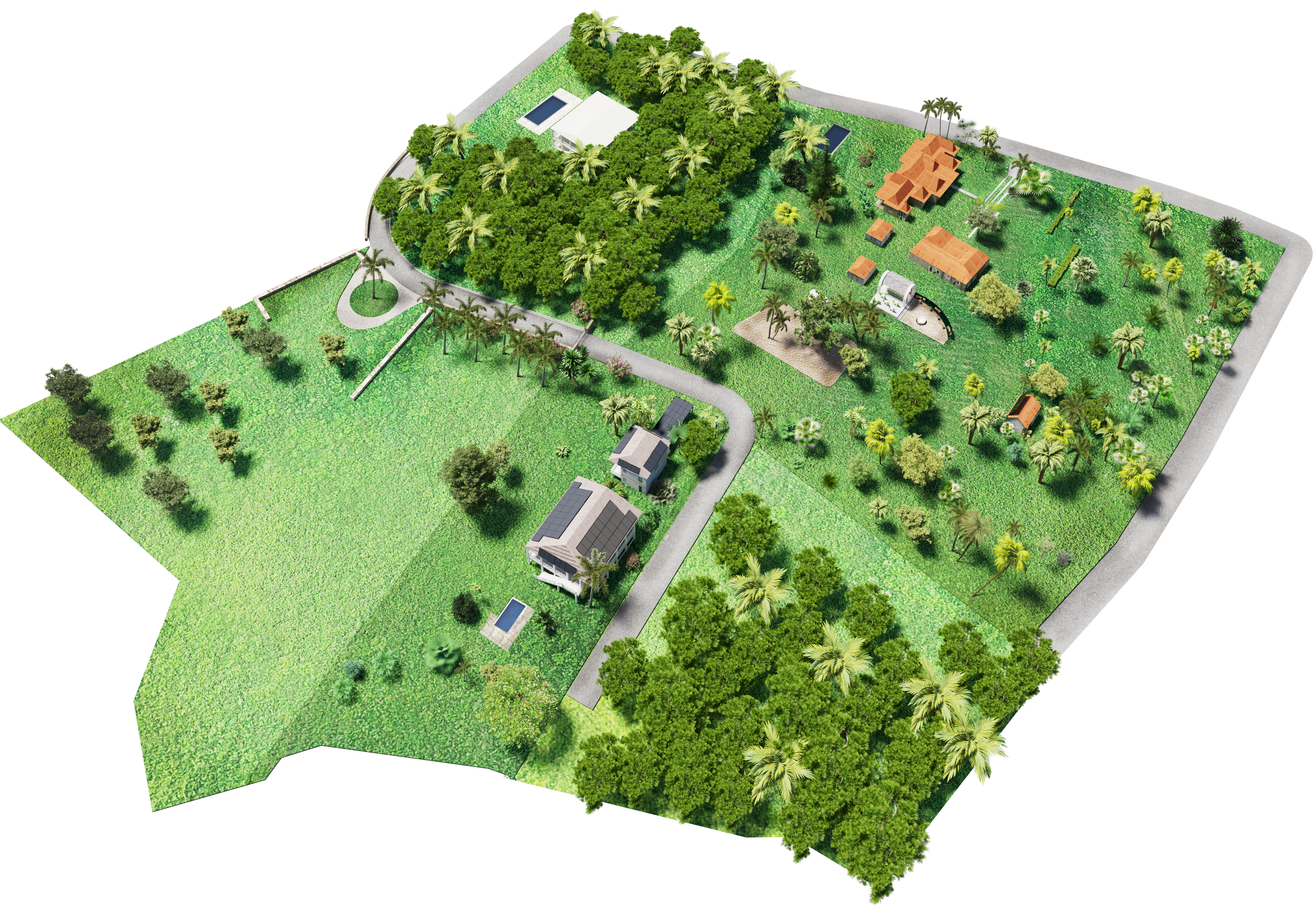 Palm Garden Map